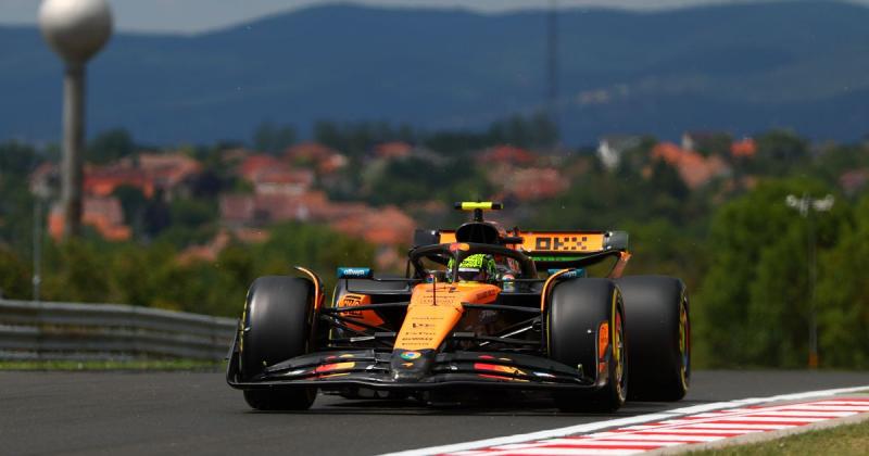 Norris irányításával dominál a McLaren a Magyar Nagydíj első szabadedzésén.
